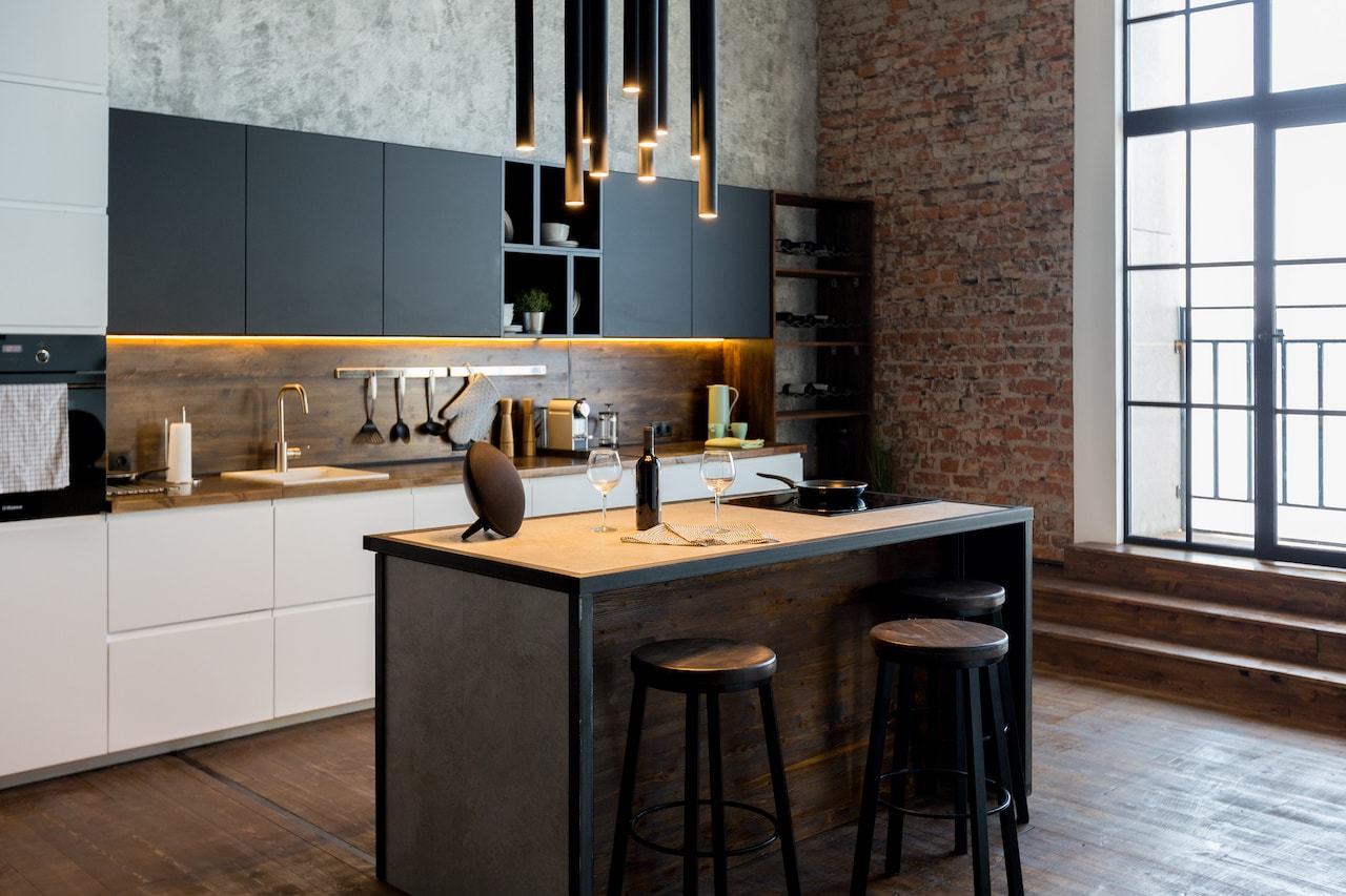 kitchen island focal point