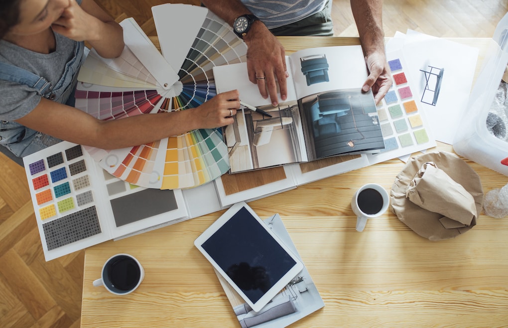 couple planning a whole home remodel